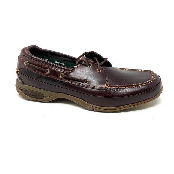 Dunham Other - Dunham Champlain Nautical brown leather boat shoes D width